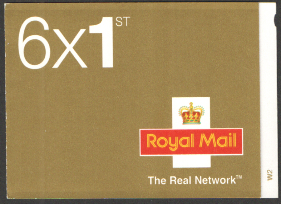 (image for) MB6 / SB1(7)A Cyl W2 (W2) 2003 Walsall 6 x 1st Class Self Adhesive Booklet